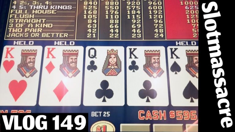 Shortest Video Ever! High Limit Video Poker VLOG 149