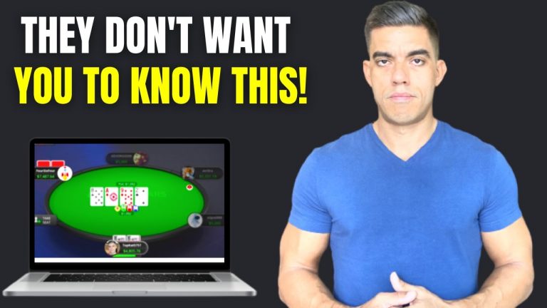 Stop Losing at Online Poker (Just Do This!)