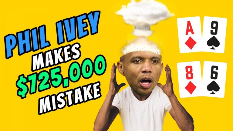 THIS MISTAKE JUST COST PHIL IVEY $725,000 WSOP 2022