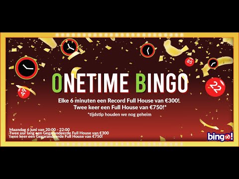 TOMBOLA | Onetime Bingo elke 1e maandag vd maand!