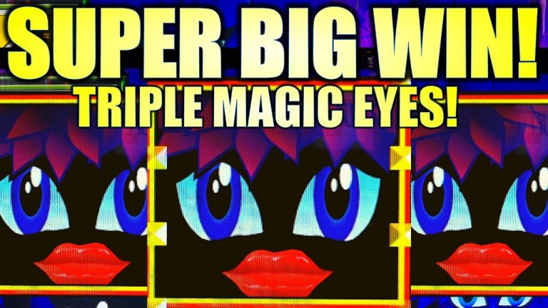 TRIPLE MAGIC EYES!! WHAT A SUPER FINALE!! MAGIC EYES Slot Machine (Aristocrat Gaming)