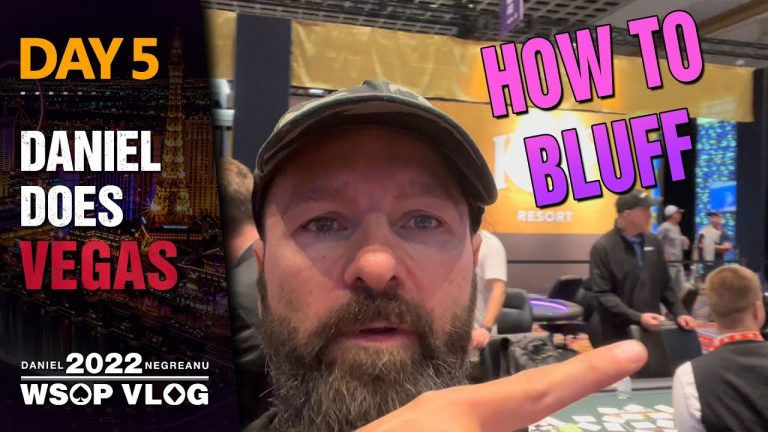 The ART of BLUFFING! – 2022 WSOP Poker Vlog Day 5