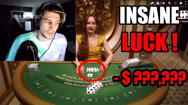 The LUCKIEST BLACKJACK Dealers EVER | xQc Gambling