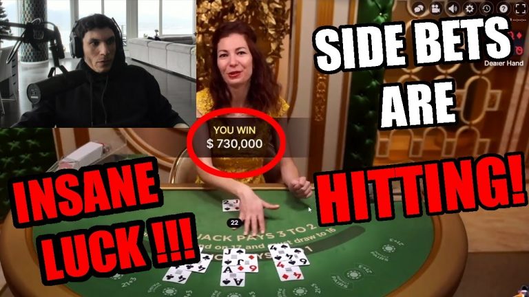 The LUCKIEST BLACKJACK Player | HighStakes Session | TrainWrecksTV