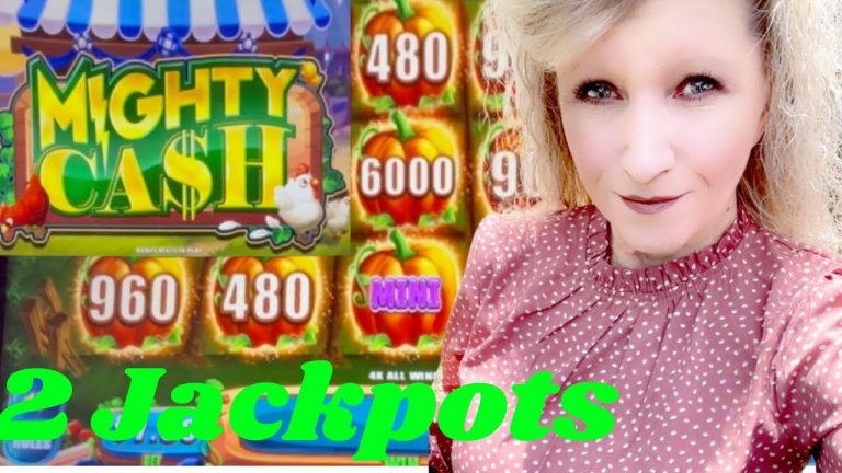 Two Jackpot Handpays on Mighty Cash FarmVille Slot Machine