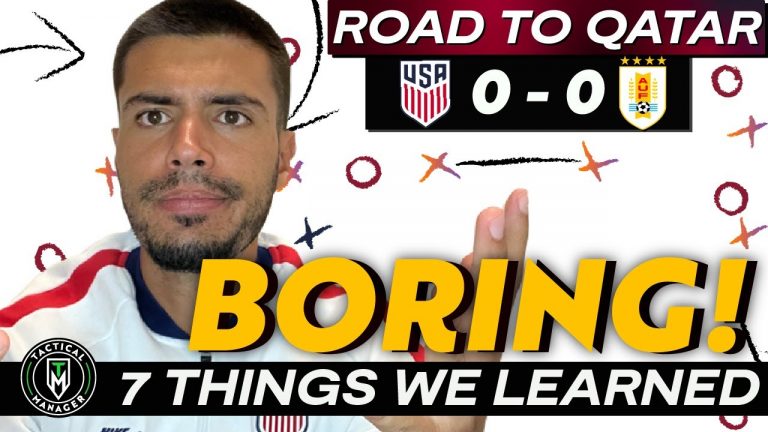 USA 0-0 Uruguay | What did we learn? | 7 Tactical Takeaways!