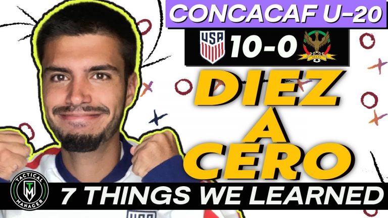 USA 10-0 St. Kitts and Nevis | What did we learn? | 7 Tactical Takeaways!