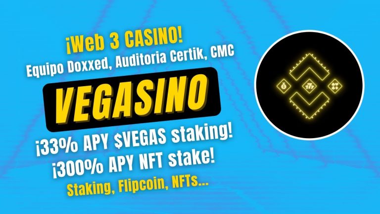 VEGASINO Todo sobre $VEGAS y su CASINO web 3 en la BSC