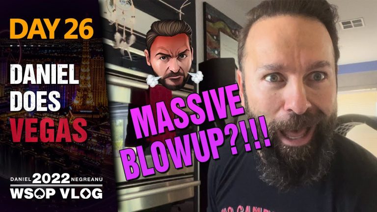 WARNING: MASSIVE BLOWUP?!!! Caught on Camera – 2022 WSOP Poker Vlog Day 26