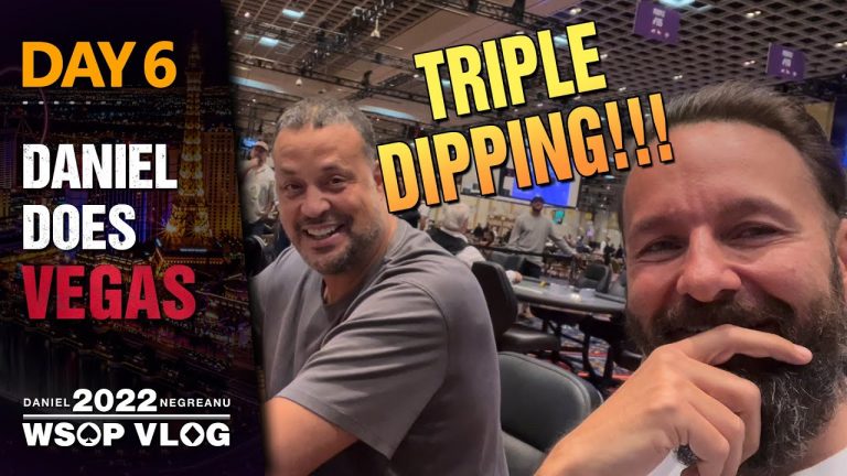 WARNING: Poker DRAMA and TRIPLE DIPPING! – 2022 WSOP Poker Vlog Day 6