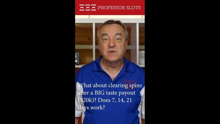 What about clearing spins after a BIG taste payout ($20k)? Does 7, 14, 21 days work? #shorts