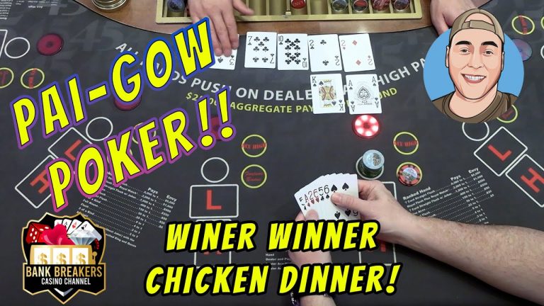 Winner Winner Chicken Dinner! FACE-UP PAI-GOW POKER