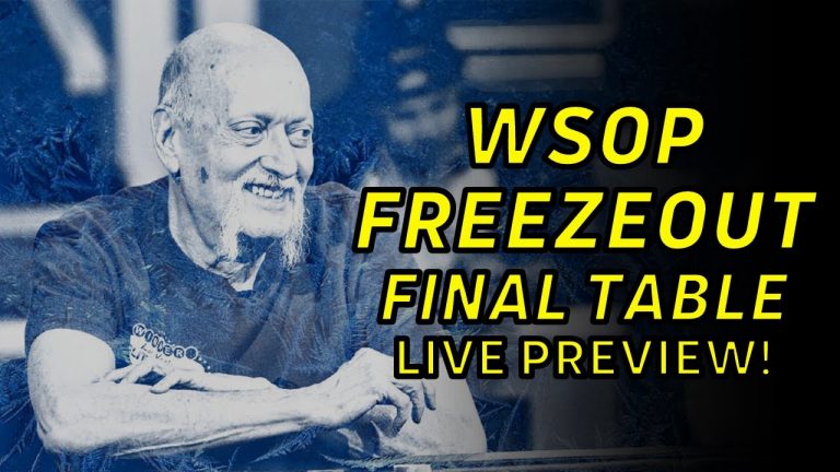 World Series of Poker 2022 | $1,500 Freezeout Final Table | 1-Hour Preview