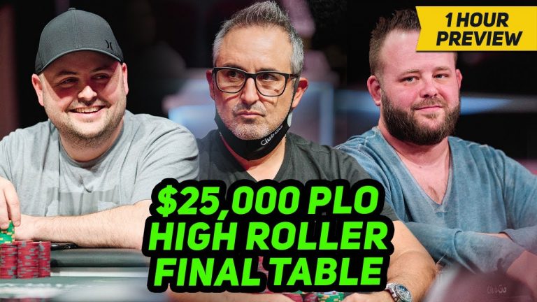 World Series of Poker 2022 | $25,000 PLO High Roller Final Table | 1-Hour Preview