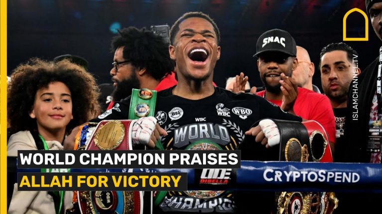 World champion praises Allah for victory