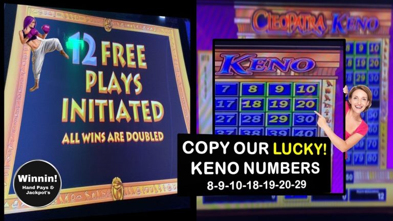 #shorts NEW! #cleopatrakeno BONUS ROUNDS #beginners, #keno, #FreeKenoNumbers, #lasvegas, #casino