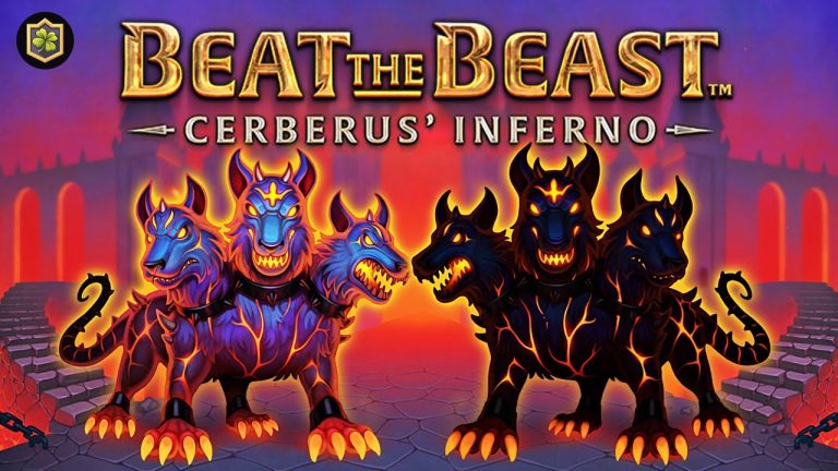 x1408 Beat the Beast Cerberus Inferno (Thunderkick) Online Slot EPIC BIG WIN