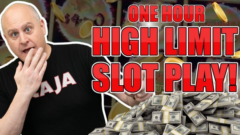 1 HOUR of HIGH LIMIT SLOT PLAY AT COSMOPOLITAN OF LAS VEGAS CASINO! INSANE JACKPOTS!