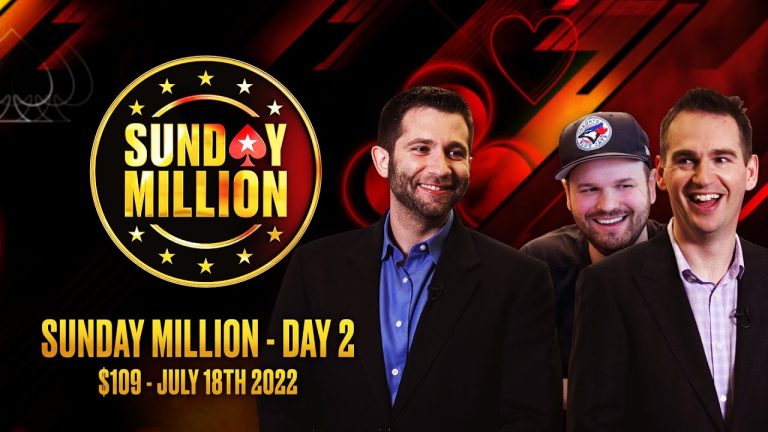 $109 SUNDAY MILLION – DAY 2 James, Joe & Griffin Benger PokerStars