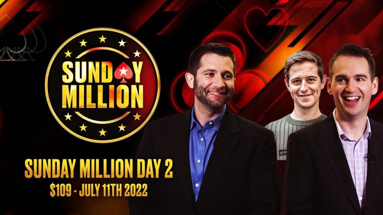 $109 SUNDAY MILLION – DAY 2 James, Joe & Sebastian ‘peacendloove’ Huber PokerStars