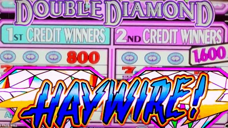 $10/Spins Classic Old School Double Diamond Haywire Slot