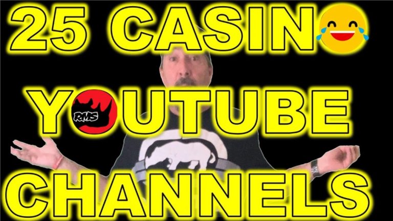 25 CASINO YOUTUBE CHANNELS #2022 #4k @RhinoMan Show