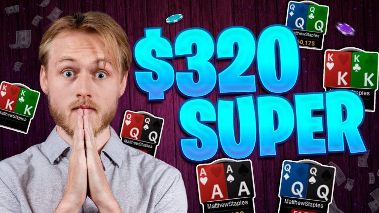 $320 KNOCKOUT POKER TOURNAMENT $50K GTD | Matt Staples Stream Highlights