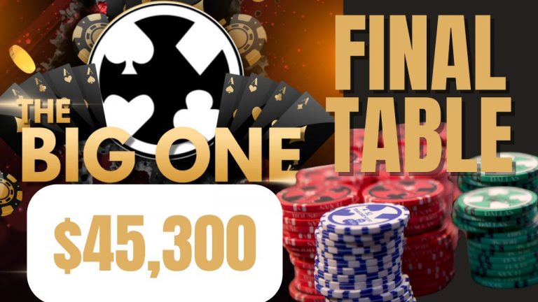 $45,300 BIG ONE Poker Tournament Final Table from TCH LIVE Dallas, TX