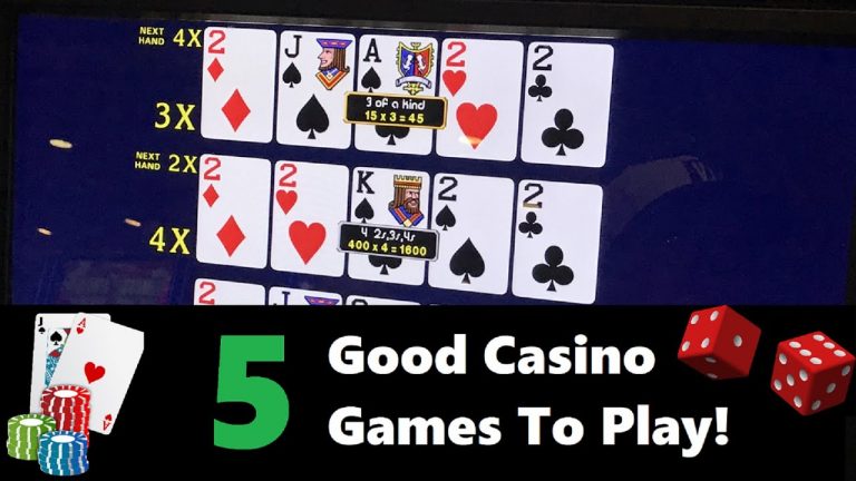 5 Good Games To Play At The Casino