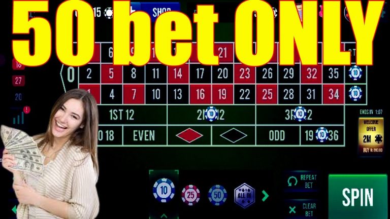 50 bet ONLY | Roulette win | Best Roulette Strategy | Roulette Tips | Roulette Strategy to Win