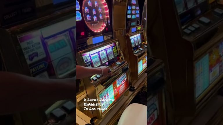 $50/SPIN D Lucky Jackpot Experience in Las Vegas #jackpot #casino #vegas #gambling #slotmachine