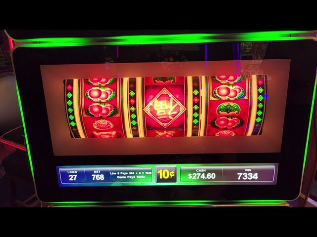 $76.80 BET BIG WIN PART 1/2 FU DAO LE FREE SPINS – LAS VEGAS BELLAGIO HIGH LIMIT 10cents Denom