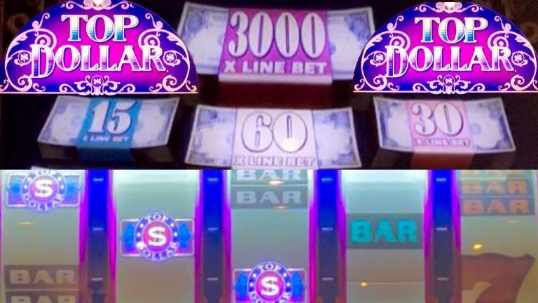 $9 and $18 Spins Top Dollar Old School 5 Reel Slot