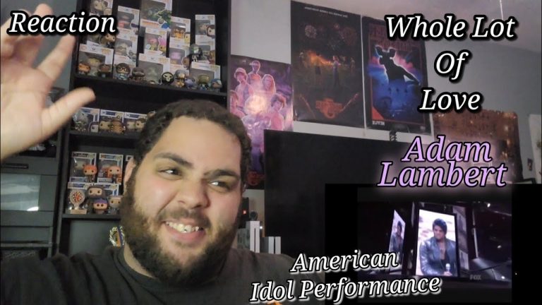 Adam Lambert – Whole Lot of Love |REACTION| IDOL Live Performance