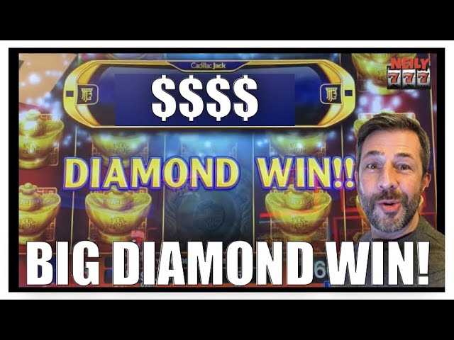 All it took to make a profit was one BIG DIAMOND WIN on the slots!