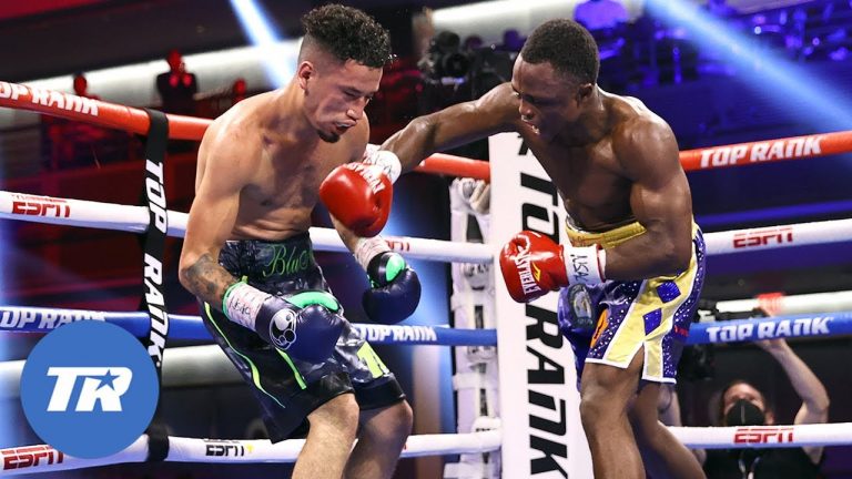 All the Unbelievable Punches between Isaac Dogboe & Adam Lopez in 2021 Fight of the Year | HIGHLIGHT