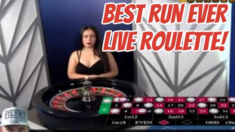 BEST RUN EVER! LIVE ROULETTE! $5,000 BETS!