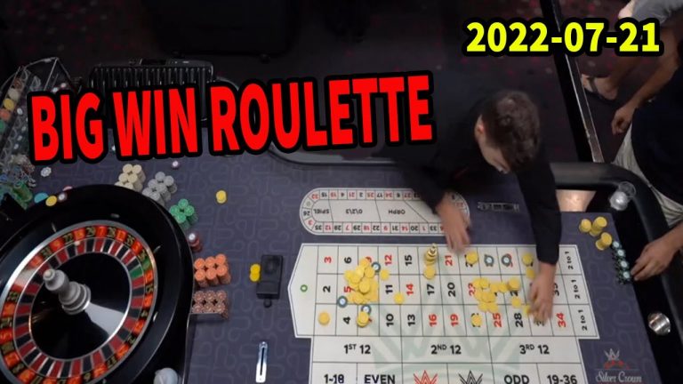 Big win ROULETTE LIVE HOT Table Lots of betting exclusively 2022-07-21