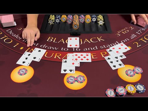 Blackjack | $50,000 Buy In | EPIC High Limit Table Session! Playing Up To 3 Hands With Huge Bets!