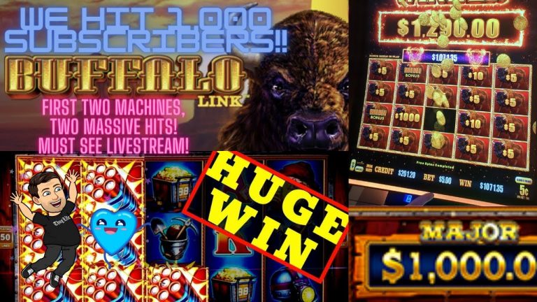 Buffalo Link HANDPAY, Eureka Blast MAJOR JACKPOT