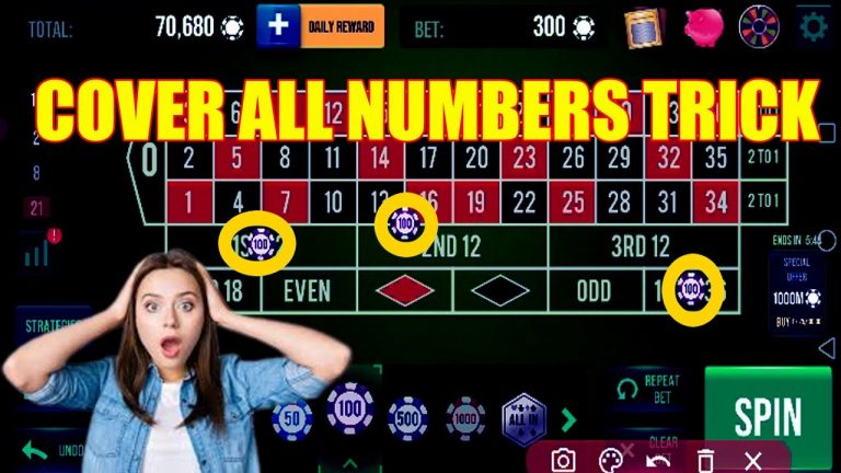 COVER ALL NUMBERS TRICK | Best Roulette Strategy | Roulette Tips | Roulette Strategy to Win