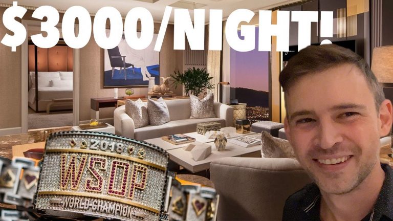 Completely FREE LUXURY SUITE at the Wynn?! The Run Good Starts Early!! // WSOP MAIN EVENT VLOG #1