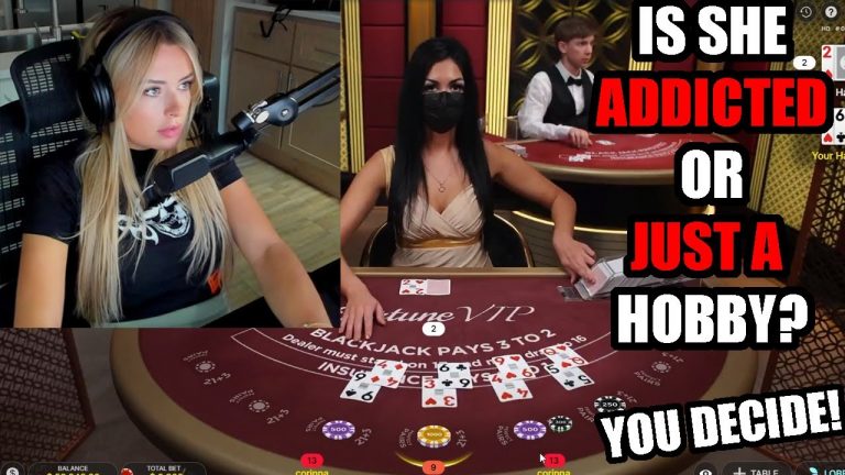 Does She Have An Addiction? YOU DECIDE | HighStakes BlackJack