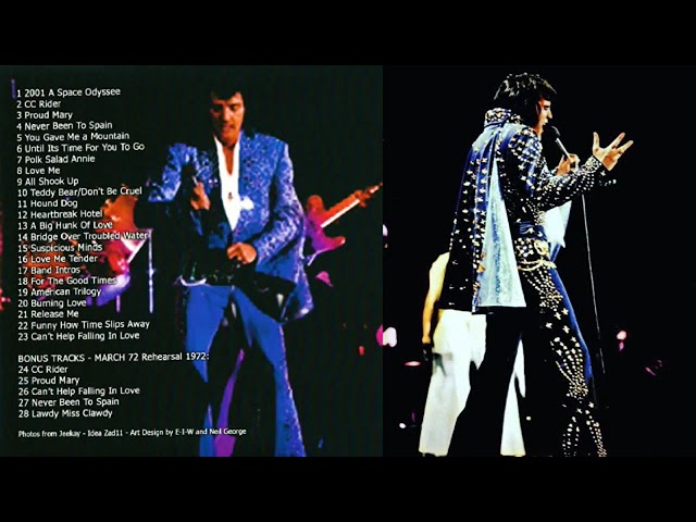 ELVIS PRESLEY Blue Owl In Greensboro 14 April 1972