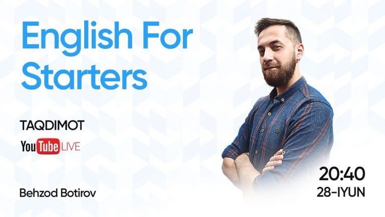 English for Starters kursining taqdimoti