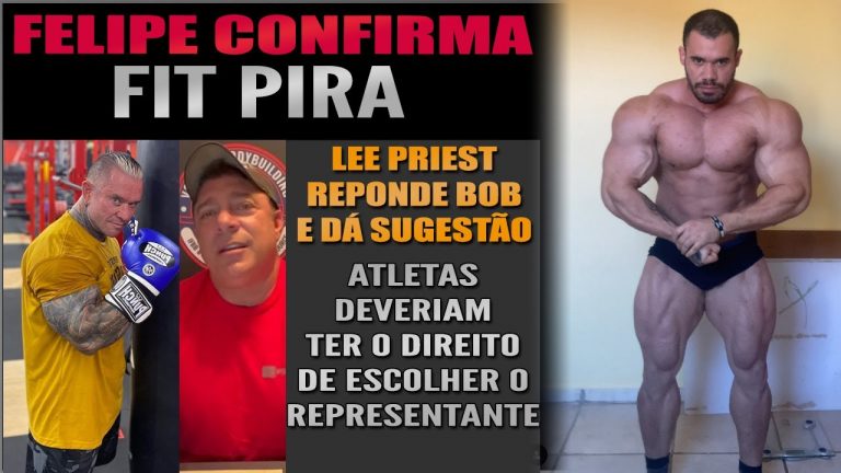 Felipe Moraes com 106 kg confirma Fit Pira com Lucas Coelho + Lee Priest critica Bob Cicherillo