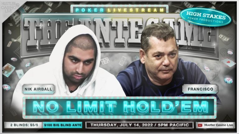 Francisco, Nik Airball & Nitucci Play $5/5/100 Ante Game – Commentary by David Tuchman