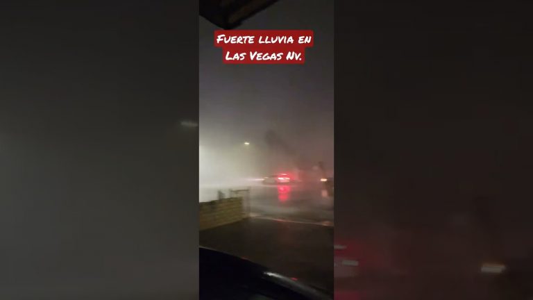 Fuertes lluvia en Las Vegas 7/28/22