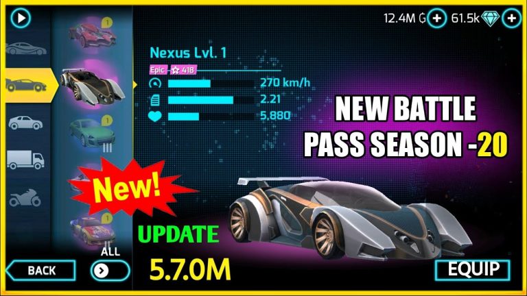 GANGSTAR VEGAS : NEW BATTLE PASS SEASON-20 OF NEW UPDATE 5.7.0M | NEXUS,NEO ASSAULT & ALL ITEMS