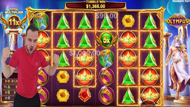 GATES OF OLYMPUS! HIT CROWNS BIG CASINO WIN SLOT ONLINE GAME